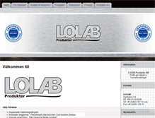Tablet Screenshot of lolab.se